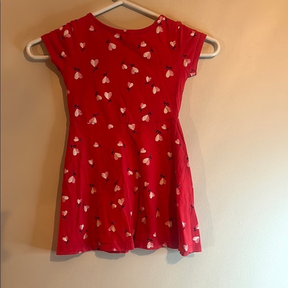 George Red Cotton Top with White Patterns - Picture 4 of 4